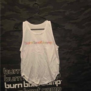 Burn Boot Camp Women's White Tank Top